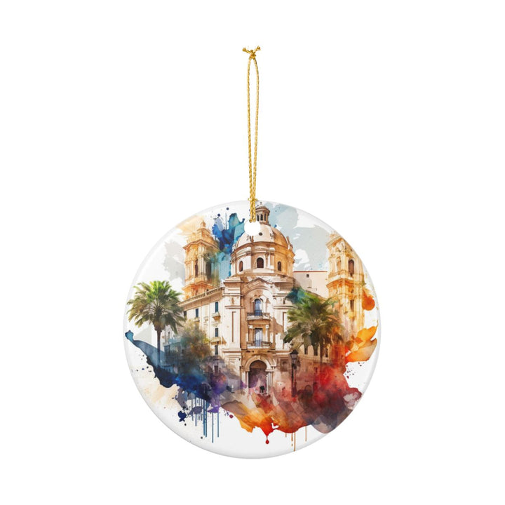 Valencia Spain Ornament: Unique Valencia Souvenir, Valencia Spain Xmas Decor, and Authentic Valencia Gift