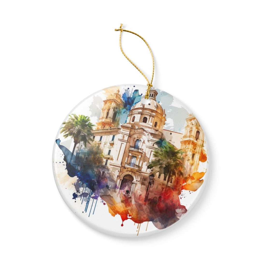 Valencia Spain Ornament: Unique Valencia Souvenir, Valencia Spain Xmas Decor, and Authentic Valencia Gift