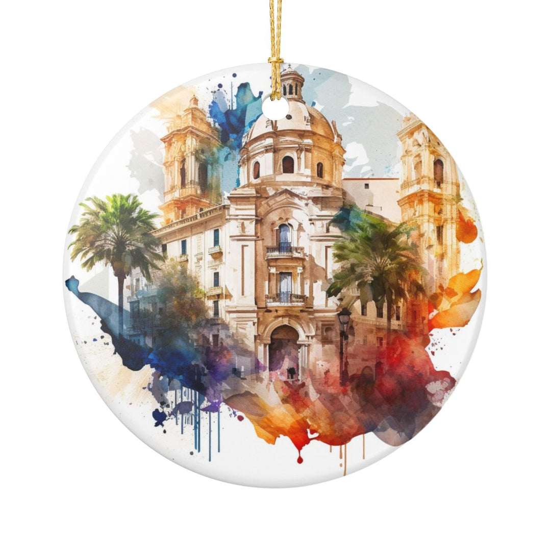 Valencia Spain Ornament: Unique Valencia Souvenir, Valencia Spain Xmas Decor, and Authentic Valencia Gift