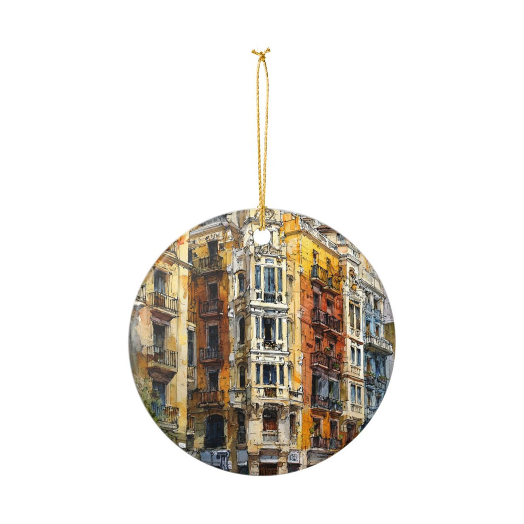 Valencia Spain Ornament: Unique Valencia Souvenir, Valencia Spain Xmas Decor, and Authentic Valencia Gift