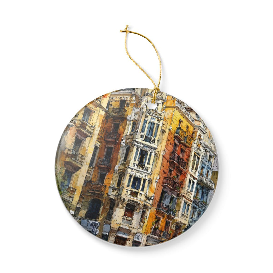 Valencia Spain Ornament: Unique Valencia Souvenir, Valencia Spain Xmas Decor, and Authentic Valencia Gift