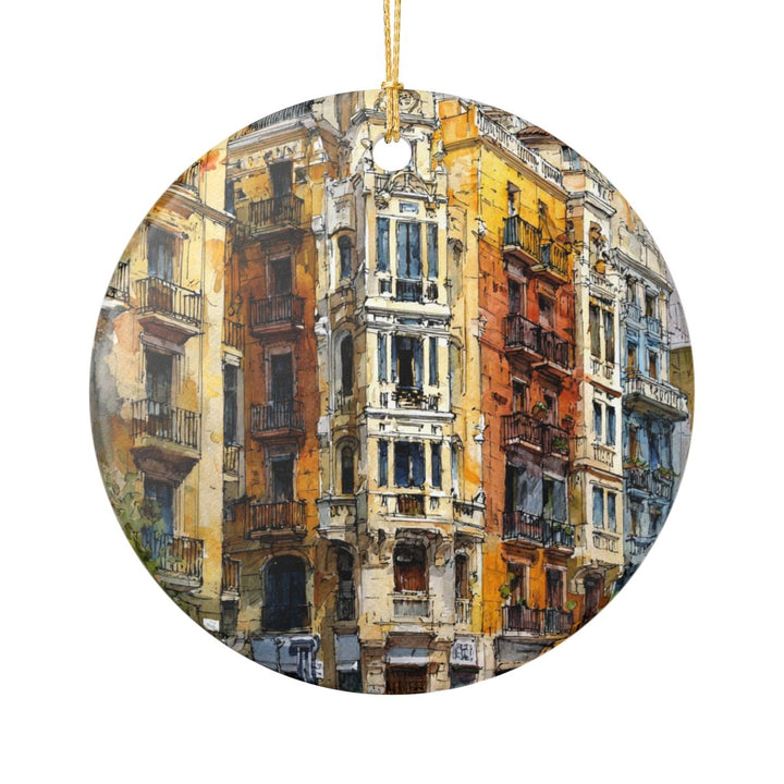 Valencia Spain Ornament: Unique Valencia Souvenir, Valencia Spain Xmas Decor, and Authentic Valencia Gift