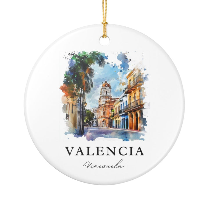 Valencia Venezuela Ornament: Unique Valencia Venezuela Souvenir, Valencia Venezuela Xmas Decor, and Authentic Valencia Venezuela Gift