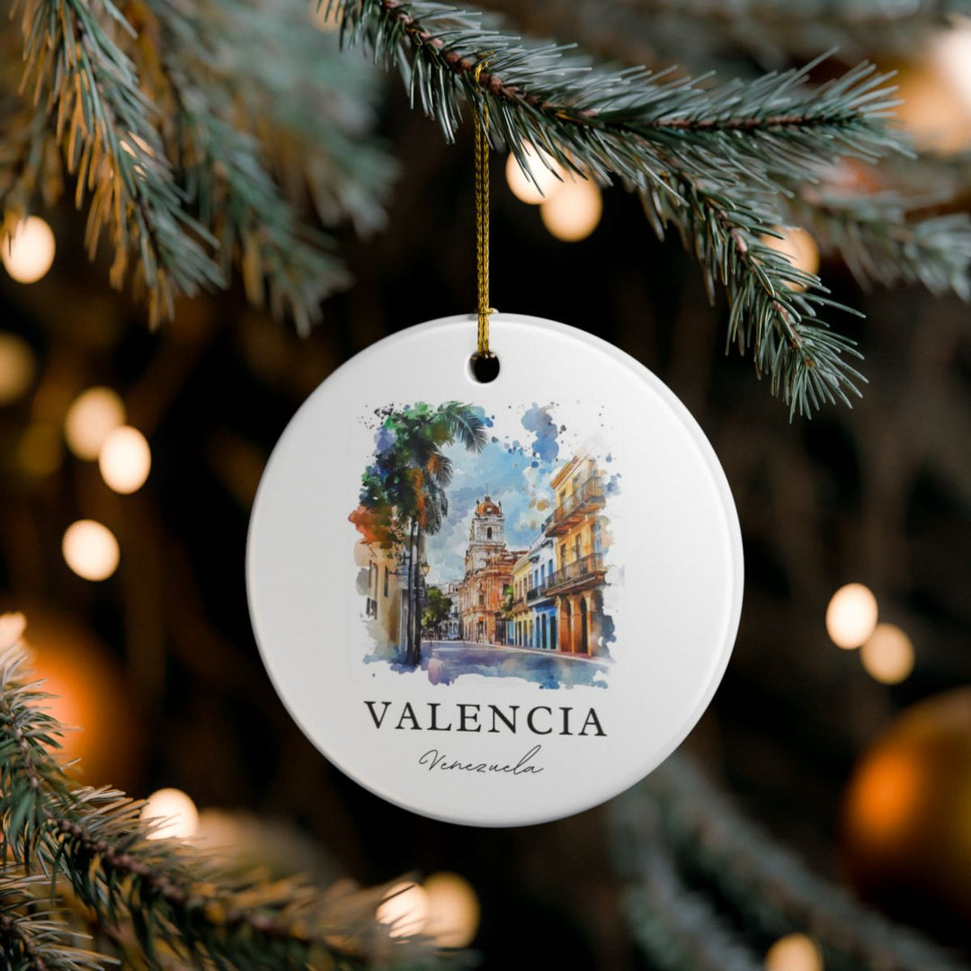 Valencia Venezuela Ornament: Unique Valencia Venezuela Souvenir, Valencia Venezuela Xmas Decor, and Authentic Valencia Venezuela Gift