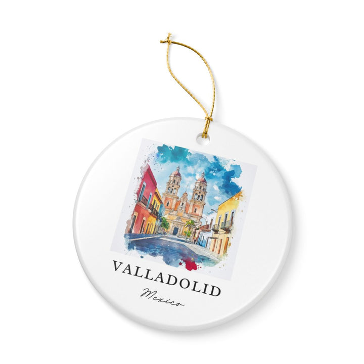 Valladolid Ornament: Unique Valladolid Souvenir, Valladolid Xmas Decor, and Authentic Valladolid Gift