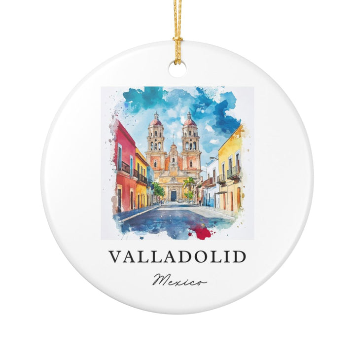 Valladolid Ornament: Unique Valladolid Souvenir, Valladolid Xmas Decor, and Authentic Valladolid Gift