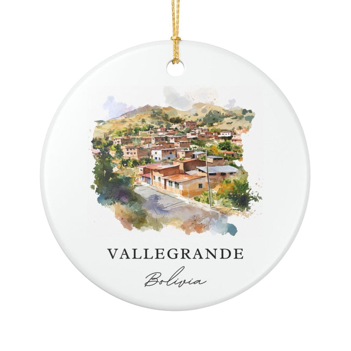 Vallegrande Ornament: Unique Vallegrande Souvenir, Vallegrande Xmas Decor, and Authentic Vallegrande Gift