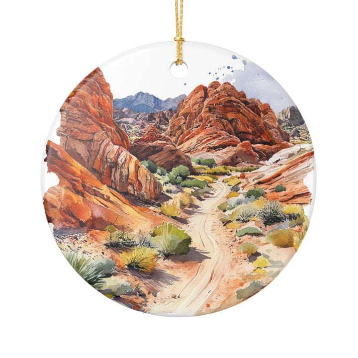 Valley of Fire State Park Ornament: Unique Valley of Fire State Park Souvenir, Valley of Fire State Park Xmas Decor, and Authentic Valley of Fire State Park Gift