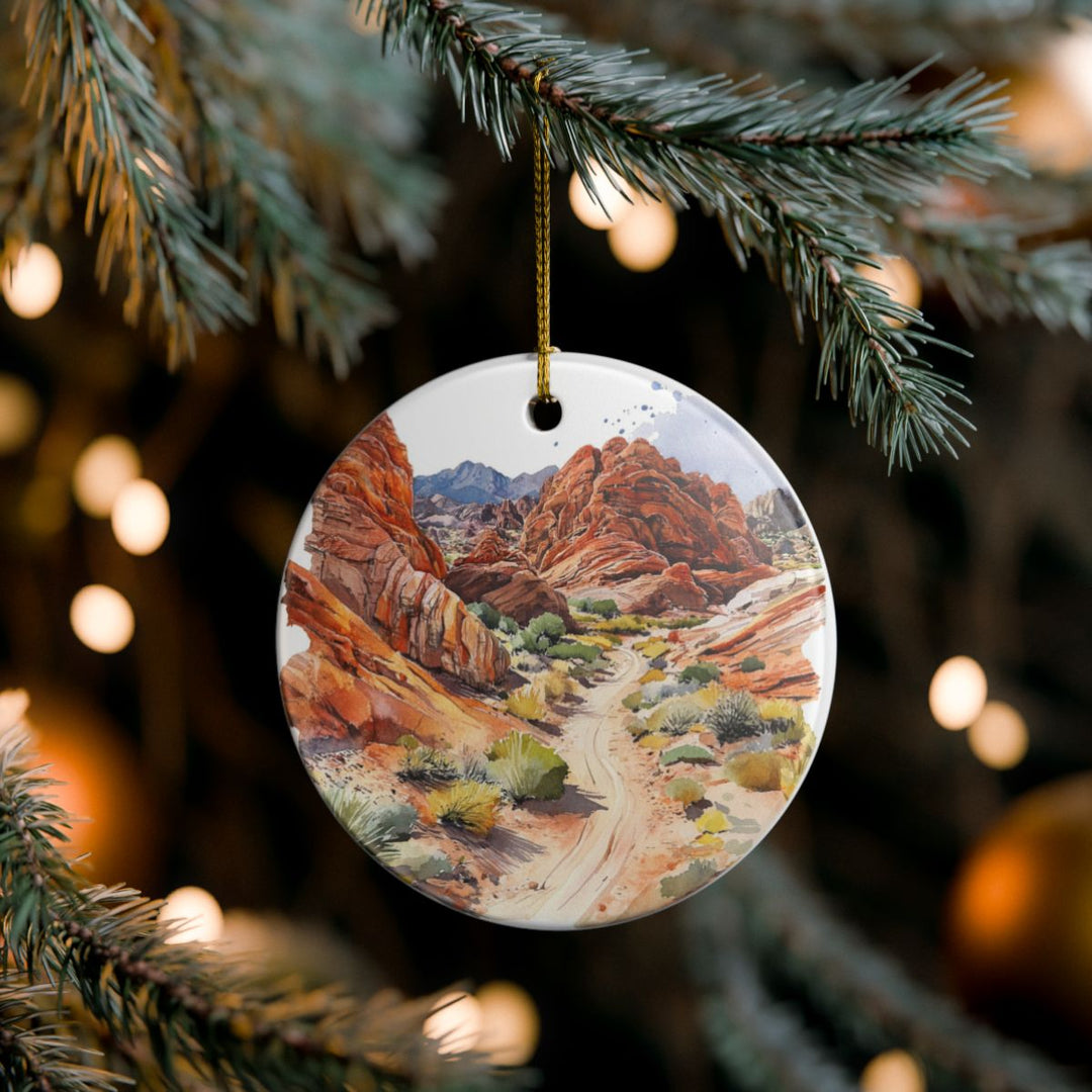 Valley of Fire State Park Ornament: Unique Valley of Fire State Park Souvenir, Valley of Fire State Park Xmas Decor, and Authentic Valley of Fire State Park Gift