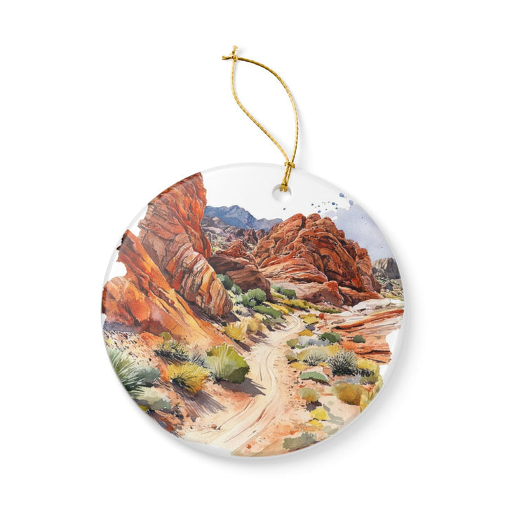 Valley of Fire State Park Ornament: Unique Valley of Fire State Park Souvenir, Valley of Fire State Park Xmas Decor, and Authentic Valley of Fire State Park Gift
