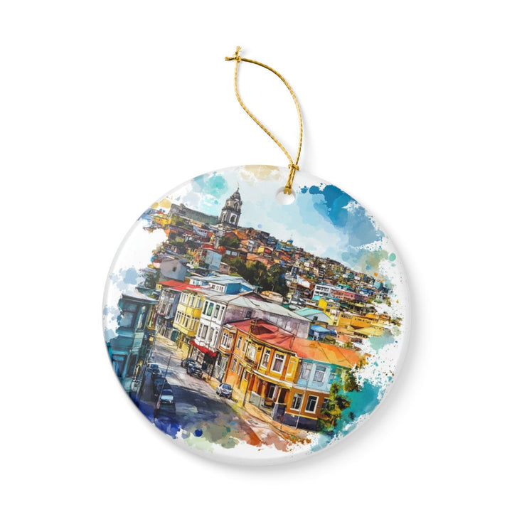 Valparaíso Chile Ornament: Unique Valparaíso Souvenir, Valparaíso Chile Xmas Decor, and Authentic Valparaíso Gift