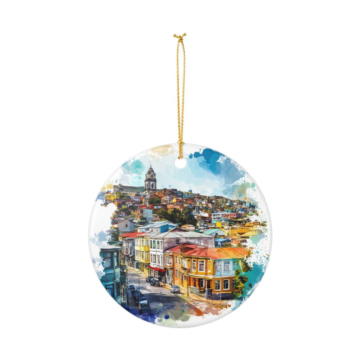 Valparaíso Chile Ornament: Unique Valparaíso Souvenir, Valparaíso Chile Xmas Decor, and Authentic Valparaíso Gift