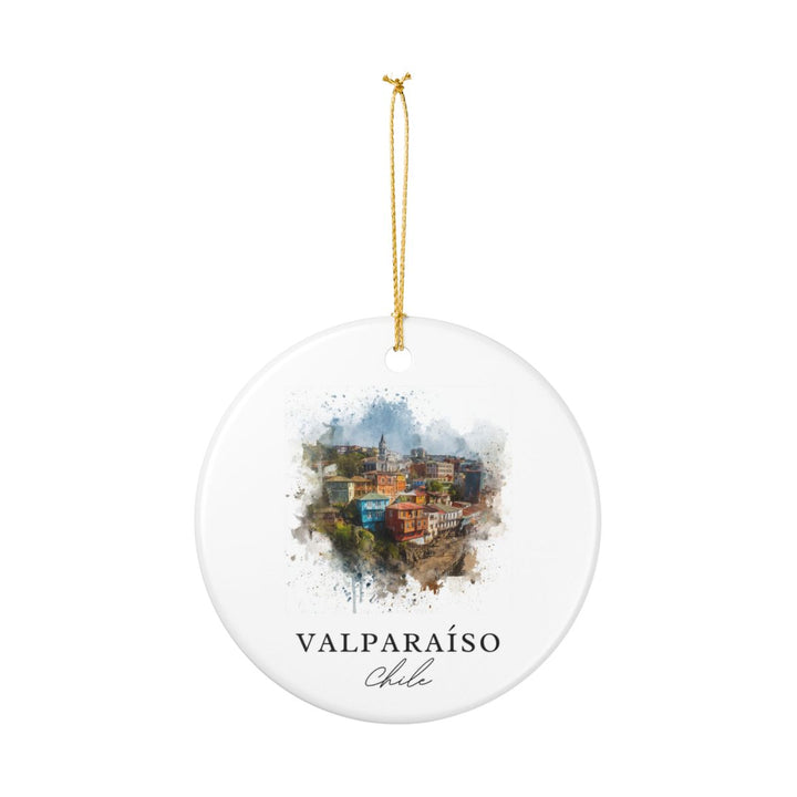 Valparaíso Chile Ornament: Unique Valparaíso Souvenir, Valparaíso Chile Xmas Decor, and Authentic Valparaíso Gift