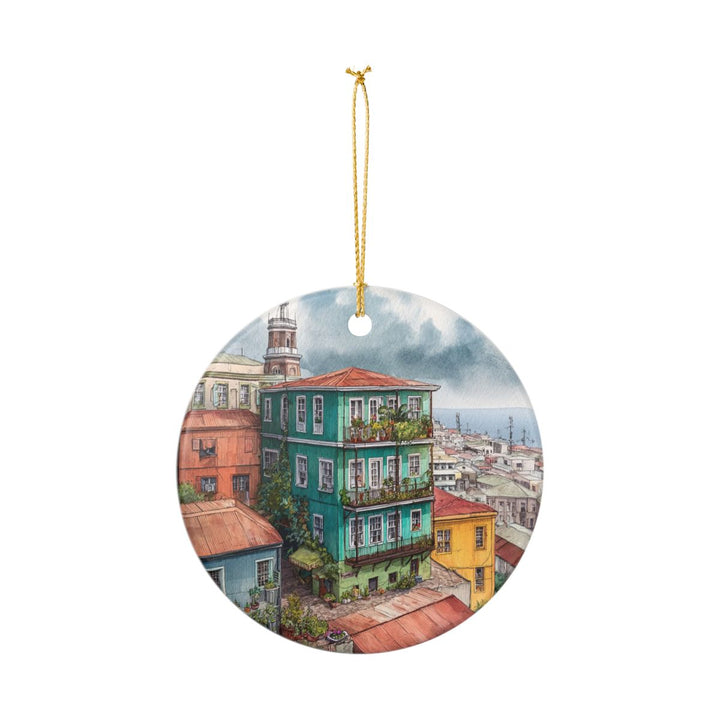 Valparaíso Chile Ornament: Unique Valparaíso Souvenir, Valparaíso Chile Xmas Decor, and Authentic Valparaíso Gift