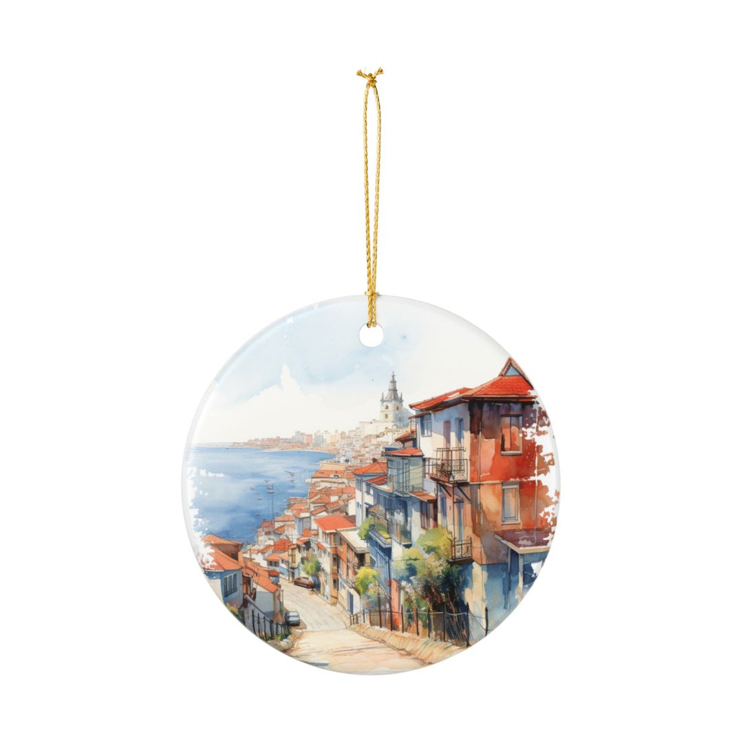 Valparaiso Chile Ornament: Unique Valparaiso Souvenir, Valparaiso Chile Xmas Decor, and Authentic Valparaiso Gift