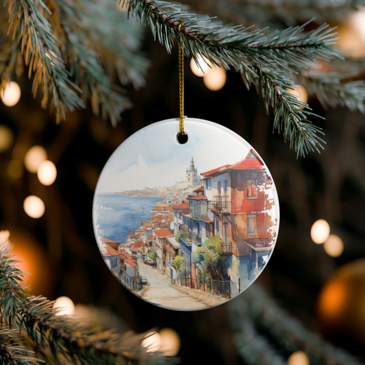 Valparaiso Chile Ornament: Unique Valparaiso Souvenir, Valparaiso Chile Xmas Decor, and Authentic Valparaiso Gift