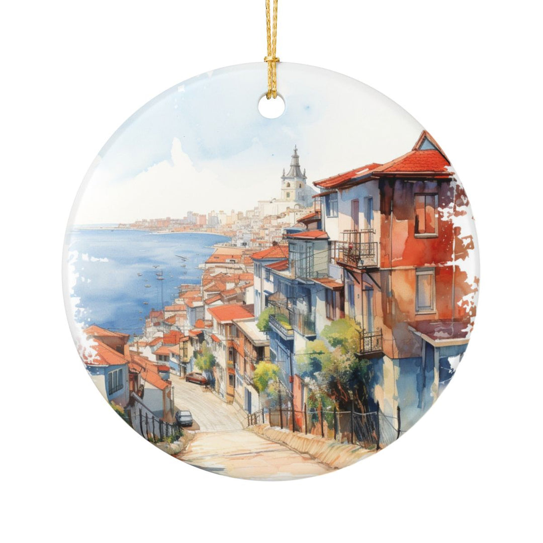 Valparaiso Chile Ornament: Unique Valparaiso Souvenir, Valparaiso Chile Xmas Decor, and Authentic Valparaiso Gift