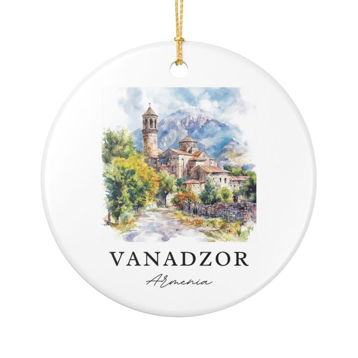 Vanadzor Armenia Ornament: Unique Vanadzor Armenia Souvenir, Vanadzor Armenia Xmas Decor, and Authentic Vanadzor Armenia Gift