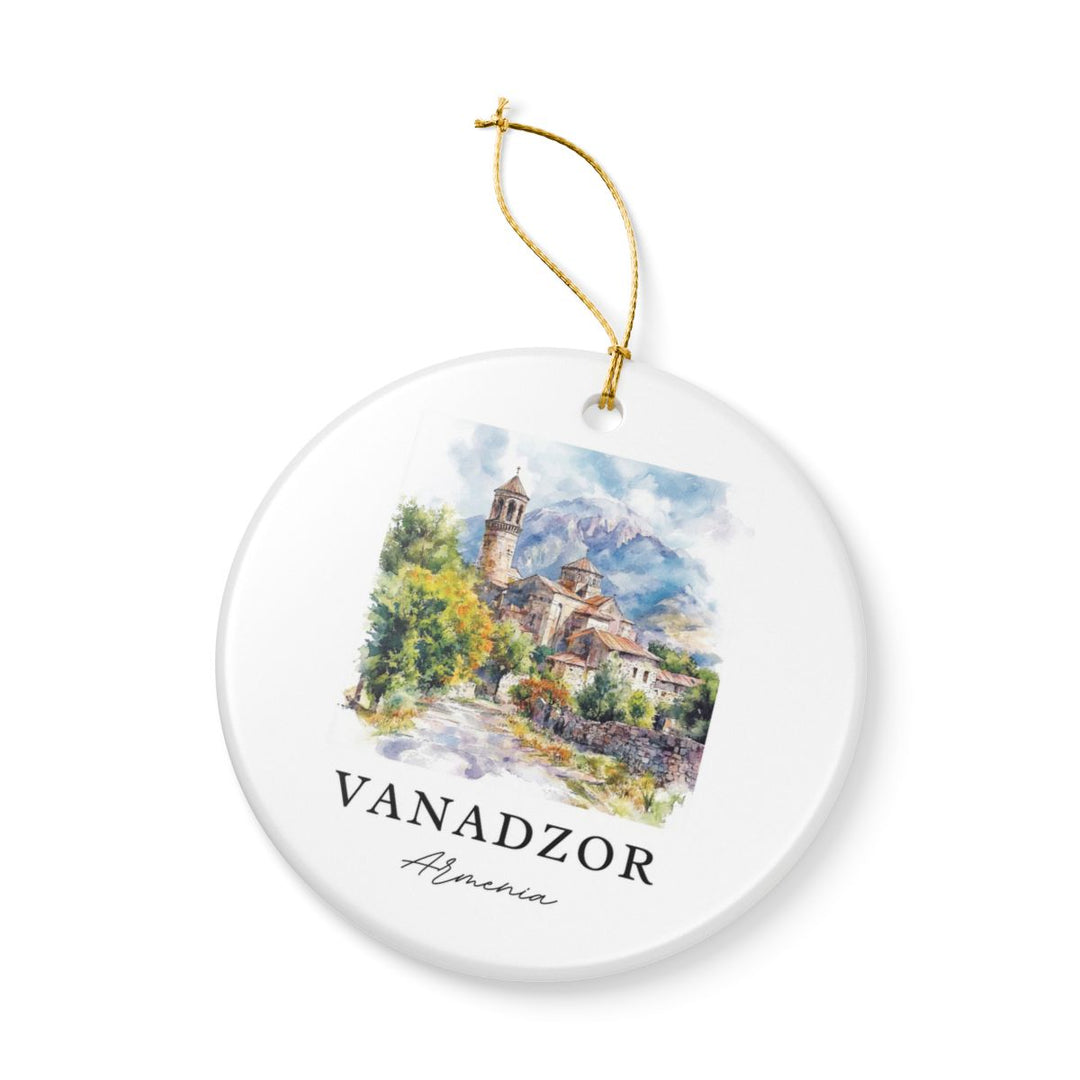 Vanadzor Armenia Ornament: Unique Vanadzor Armenia Souvenir, Vanadzor Armenia Xmas Decor, and Authentic Vanadzor Armenia Gift