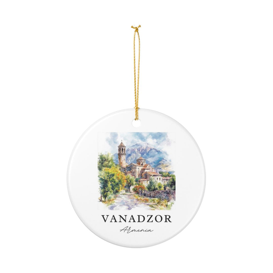 Vanadzor Armenia Ornament: Unique Vanadzor Armenia Souvenir, Vanadzor Armenia Xmas Decor, and Authentic Vanadzor Armenia Gift