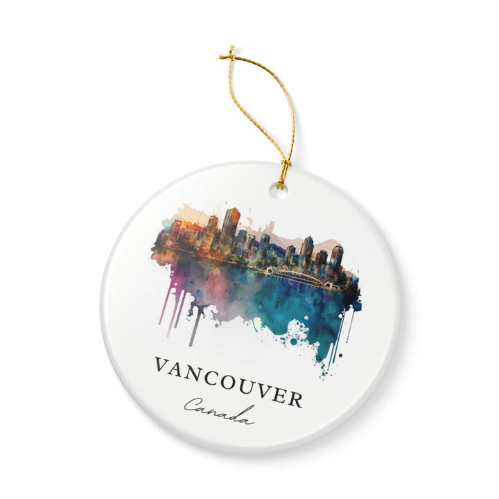 Vancouver Canada Ornament: Unique Vancouver Souvenir, Vancouver Canada Xmas Decor, and Authentic Vancouver Gift