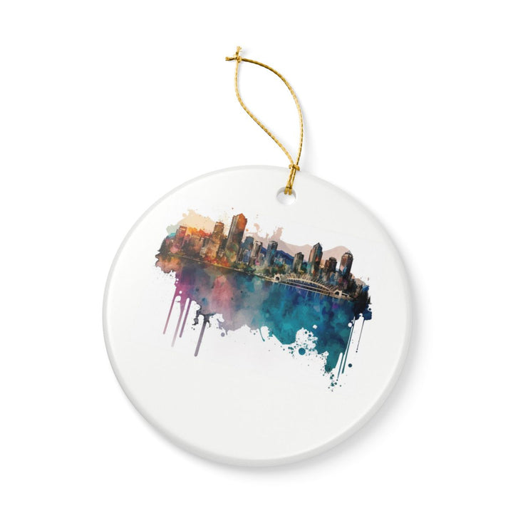 Vancouver Canada Ornament: Unique Vancouver Souvenir, Vancouver Canada Xmas Decor, and Authentic Vancouver Gift