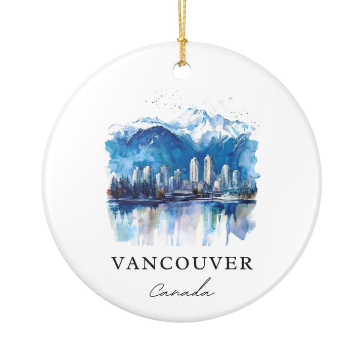 Vancouver Canada Ornament: Unique Vancouver Souvenir, Vancouver Canada Xmas Decor, and Authentic Vancouver Gift