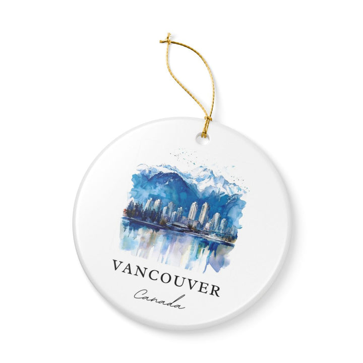 Vancouver Canada Ornament: Unique Vancouver Souvenir, Vancouver Canada Xmas Decor, and Authentic Vancouver Gift