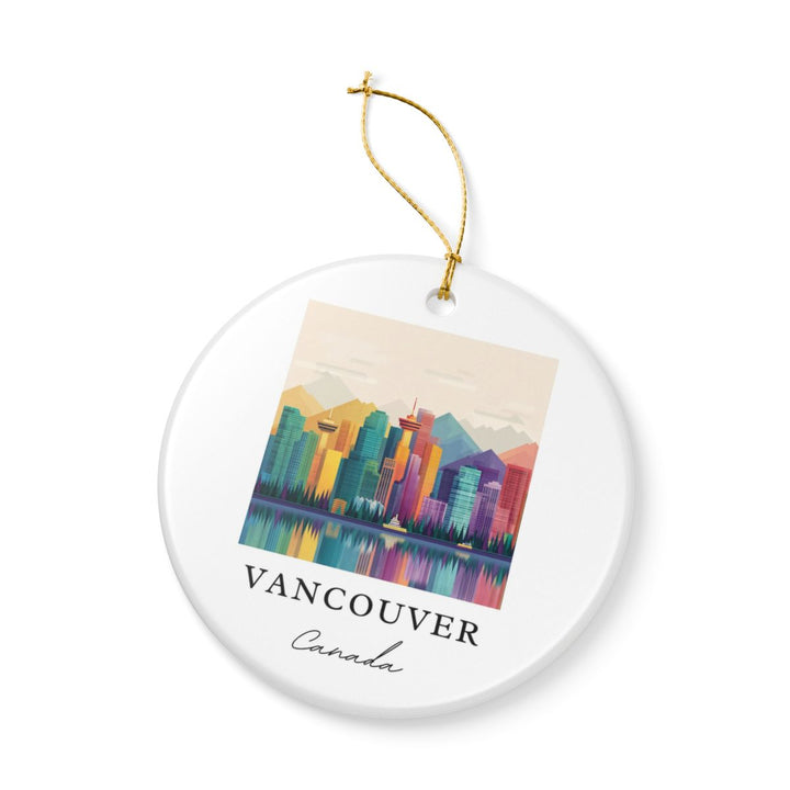 Vancouver Canada Ornament: Unique Vancouver Souvenir, Vancouver Canada Xmas Decor, and Authentic Vancouver Gift