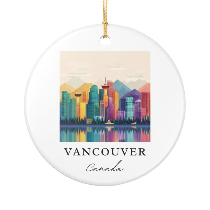 Vancouver Canada Ornament: Unique Vancouver Souvenir, Vancouver Canada Xmas Decor, and Authentic Vancouver Gift