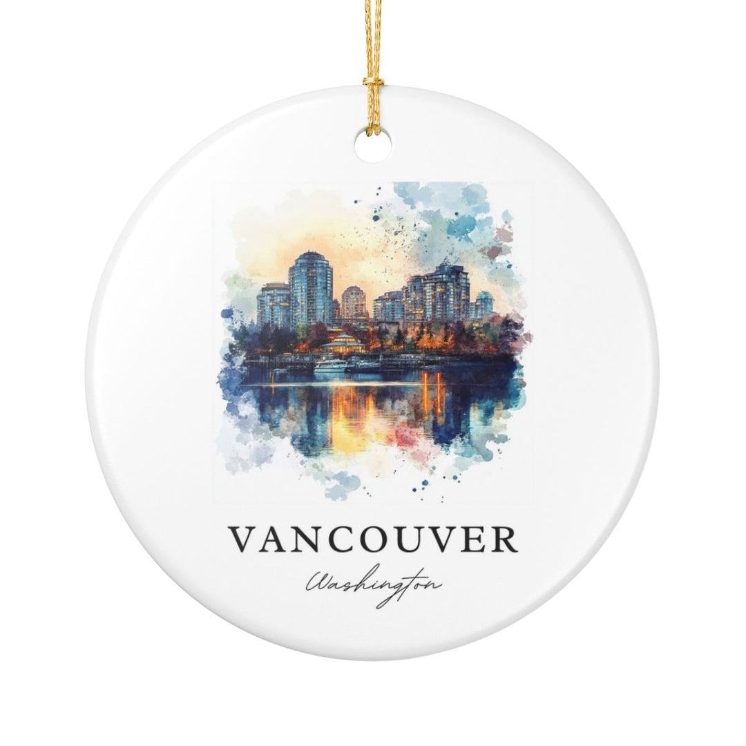 Vancouver Washington Ornament: Unique Vancouver Souvenir, Vancouver Washington Xmas Decor, and Authentic Vancouver Gift