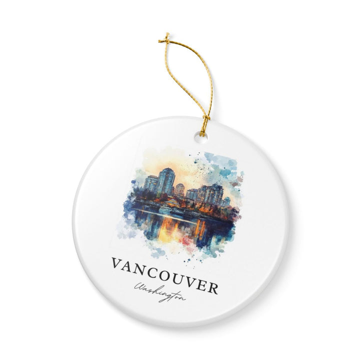 Vancouver Washington Ornament: Unique Vancouver Souvenir, Vancouver Washington Xmas Decor, and Authentic Vancouver Gift