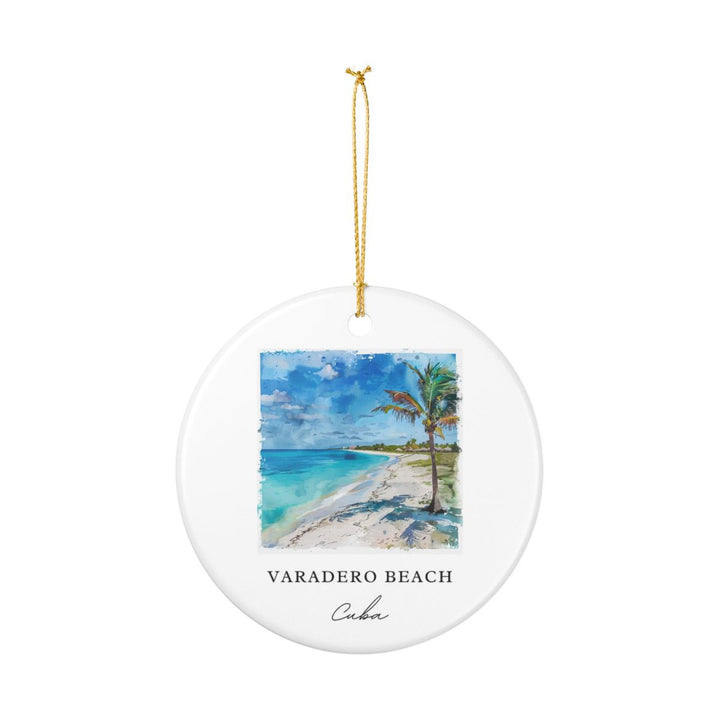 Varadero Cuba Ornament: Unique Varadero Souvenir, Varadero Cuba Xmas Decor, and Authentic Varadero Gift