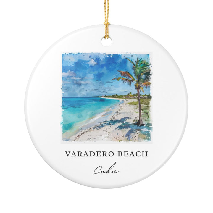 Varadero Cuba Ornament: Unique Varadero Souvenir, Varadero Cuba Xmas Decor, and Authentic Varadero Gift