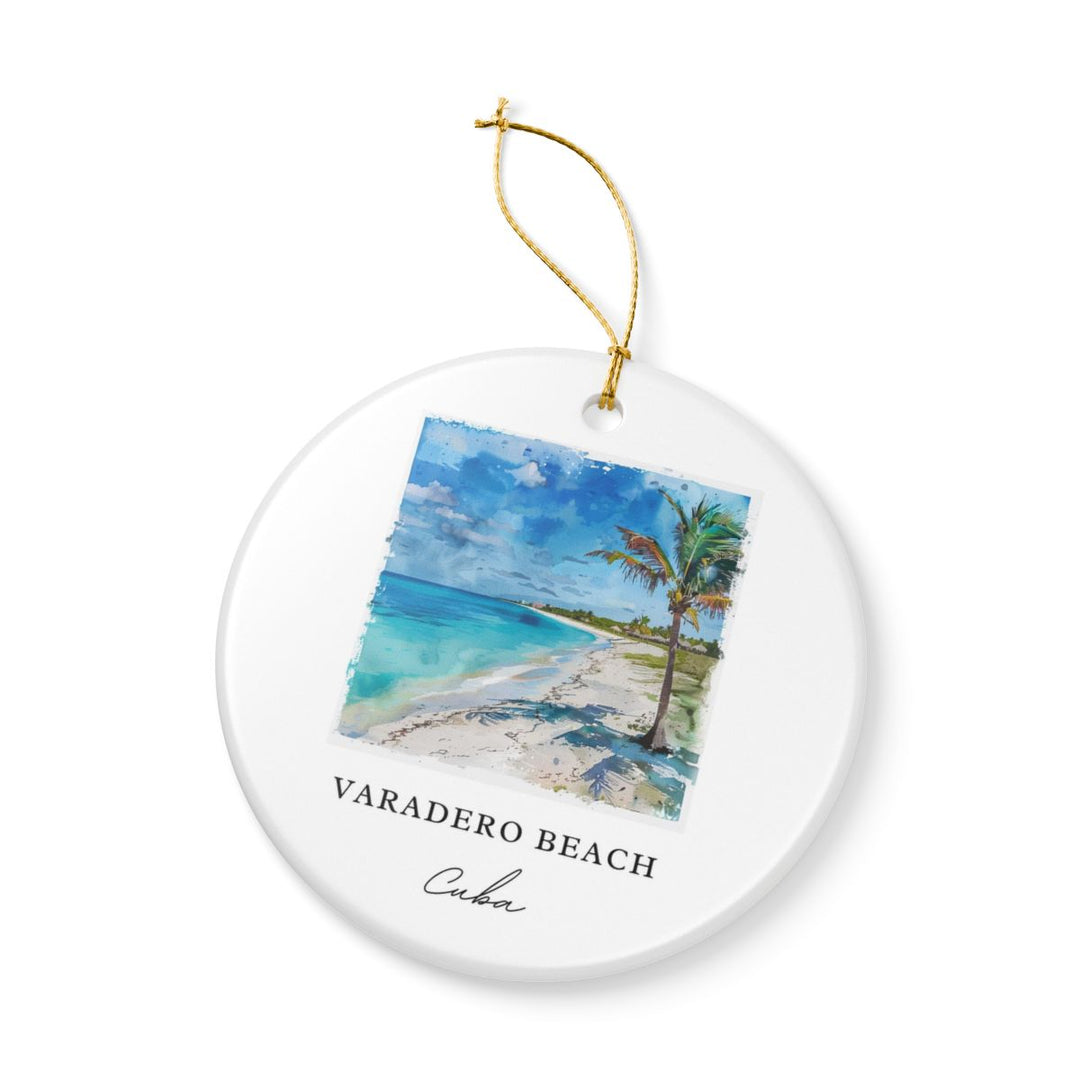Varadero Cuba Ornament: Unique Varadero Souvenir, Varadero Cuba Xmas Decor, and Authentic Varadero Gift