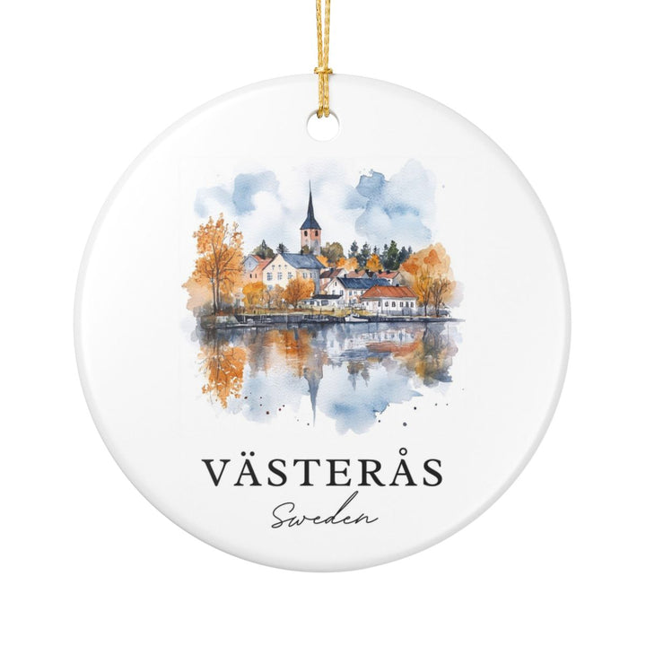 Vasteras Ornament: Unique Vasteras Souvenir, Vasteras Xmas Decor, and Authentic Vasteras Gift