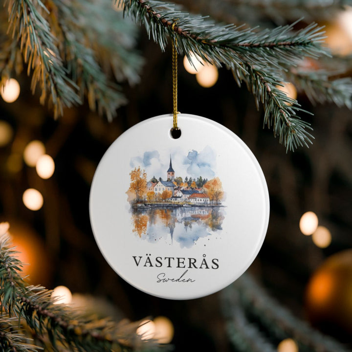 Vasteras Ornament: Unique Vasteras Souvenir, Vasteras Xmas Decor, and Authentic Vasteras Gift