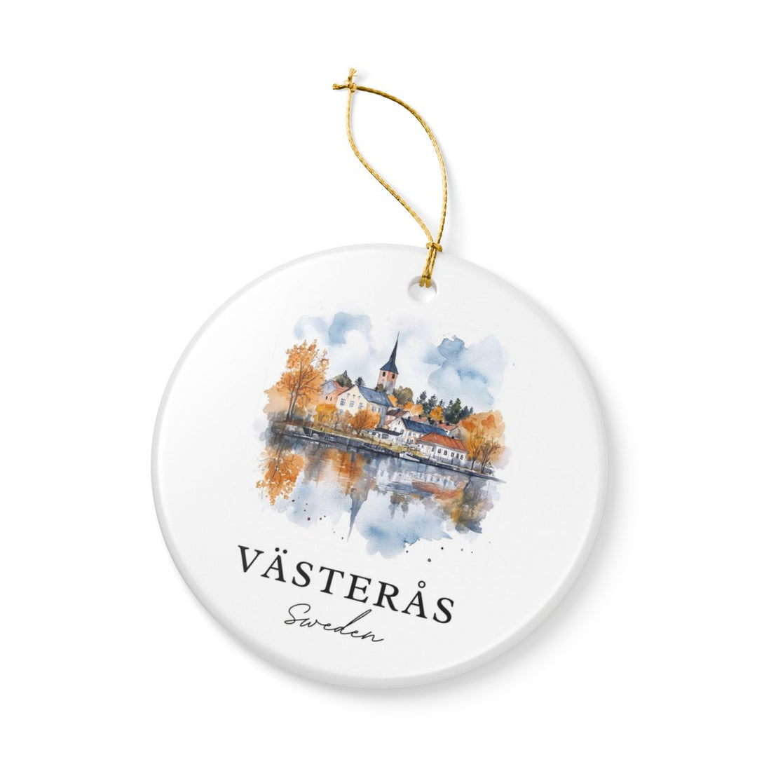Vasteras Ornament: Unique Vasteras Souvenir, Vasteras Xmas Decor, and Authentic Vasteras Gift