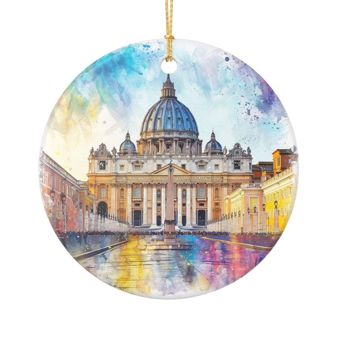 Vatican City Holy See Ornament: Unique Vatican City Holy See Souvenir, Vatican City Holy See Xmas Decor, and Authentic Vatican City Holy See Gift