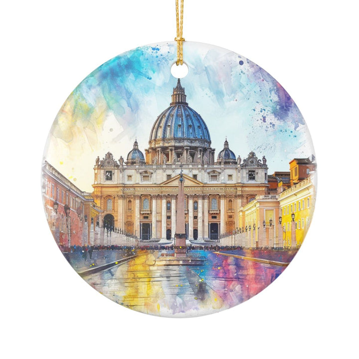 Vatican City Holy See Ornament: Unique Vatican City Holy See Souvenir, Vatican City Holy See Xmas Decor, and Authentic Vatican City Holy See Gift