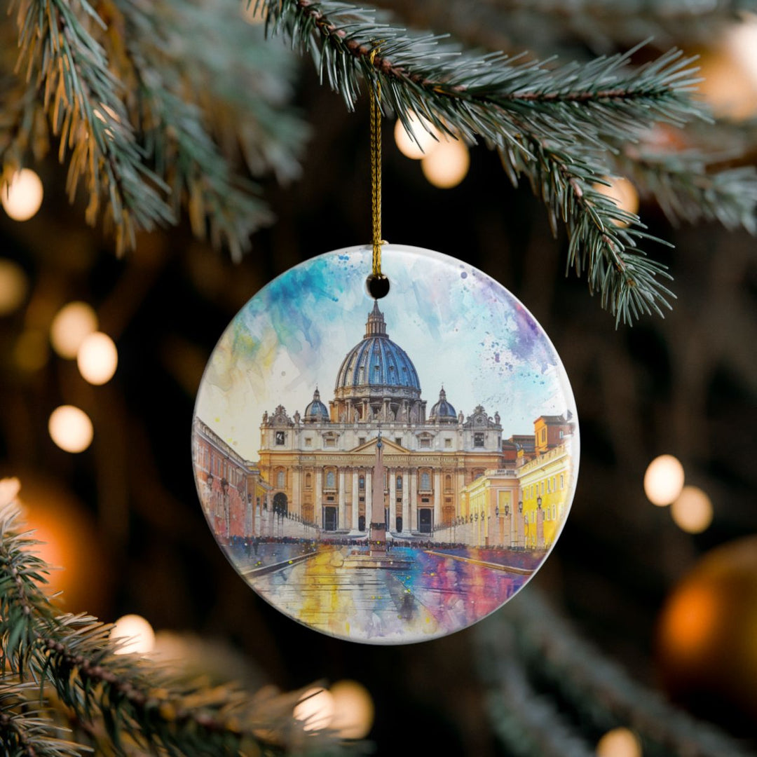 Vatican City Holy See Ornament: Unique Vatican City Holy See Souvenir, Vatican City Holy See Xmas Decor, and Authentic Vatican City Holy See Gift