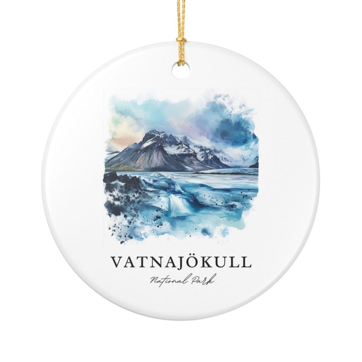 Vatnajokull National Park Ornament: Unique Vatnajokull National Park Souvenir, Vatnajokull National Park Xmas Decor, and Authentic Vatnajokull National Park Gift