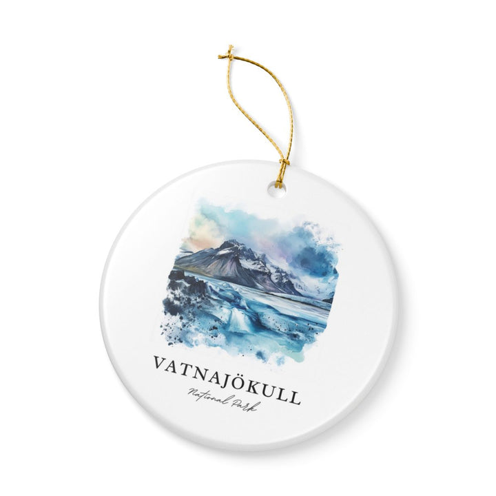 Vatnajokull National Park Ornament: Unique Vatnajokull National Park Souvenir, Vatnajokull National Park Xmas Decor, and Authentic Vatnajokull National Park Gift