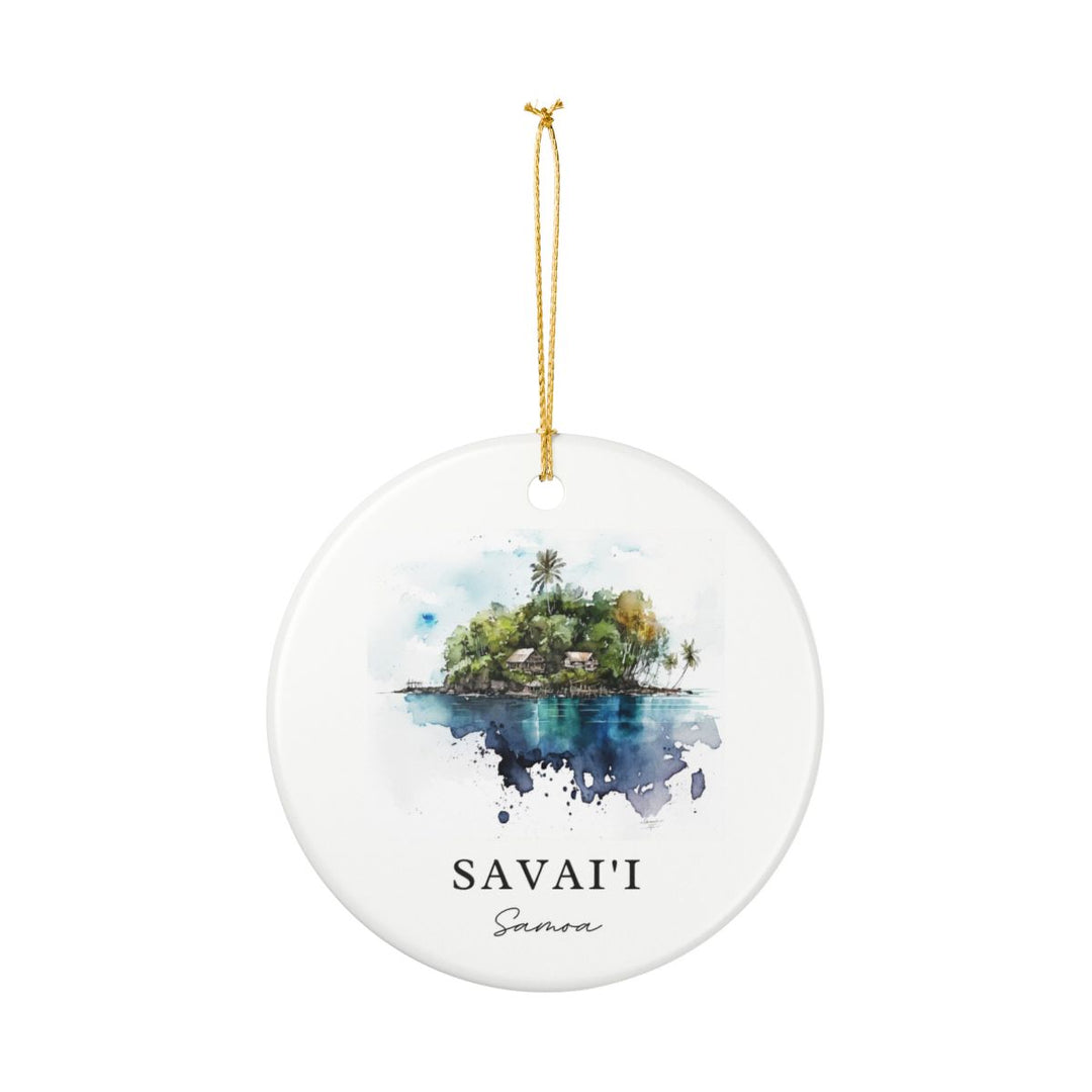Vavaii Samoa Ornament: Unique Vavaii Samoa Souvenir, Vavaii Samoa Xmas Decor, and Authentic Vavaii Samoa Gift