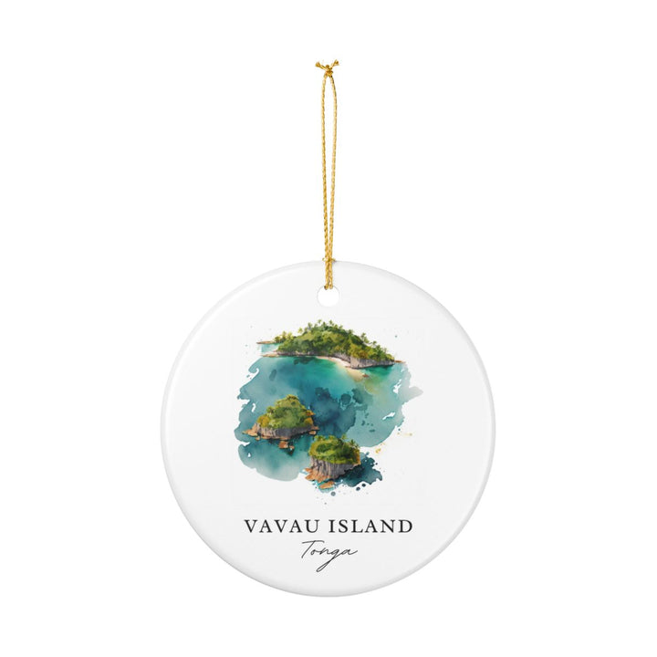 Vavau Island Tonga Ornament: Unique Vavau Island Tonga Souvenir, Vavau Island Tonga Xmas Decor, and Authentic Vavau Island Tonga Gift