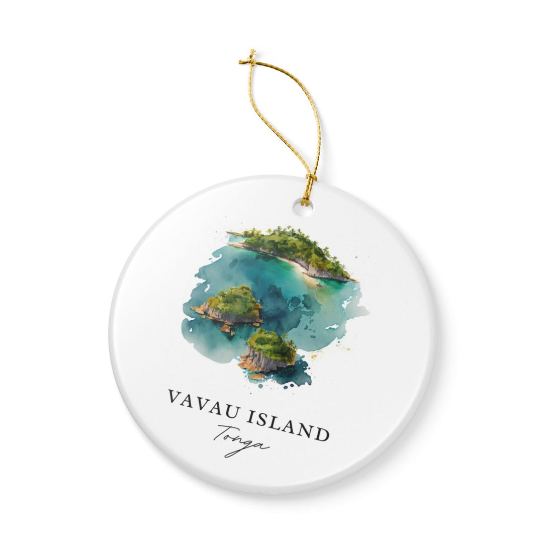 Vavau Island Tonga Ornament: Unique Vavau Island Tonga Souvenir, Vavau Island Tonga Xmas Decor, and Authentic Vavau Island Tonga Gift
