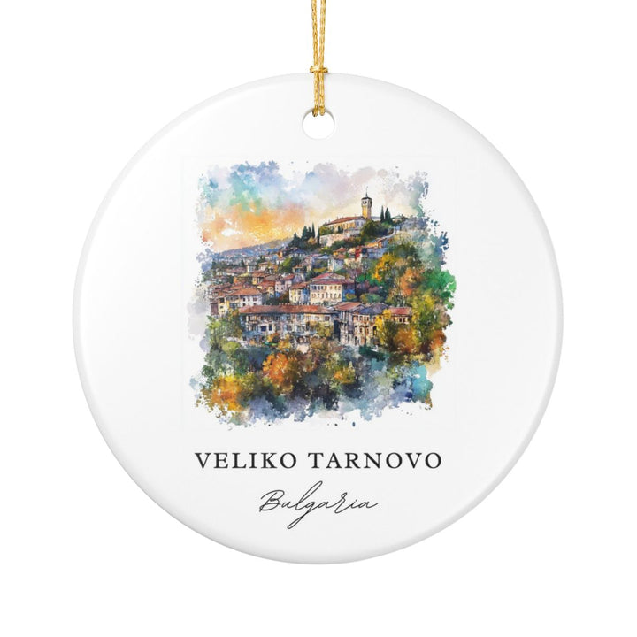 Veliko Tarnovo Ornament: Unique Veliko Tarnovo Souvenir, Veliko Tarnovo Xmas Decor, and Authentic Veliko Tarnovo Gift