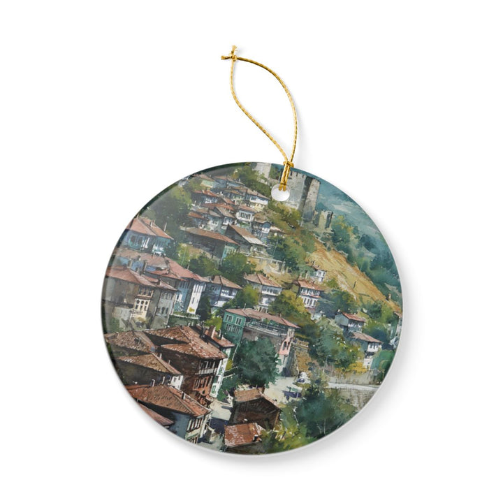 Veliko Tarnovo Ornament: Unique Veliko Tarnovo Souvenir, Veliko Tarnovo Xmas Decor, and Authentic Veliko Tarnovo Gift
