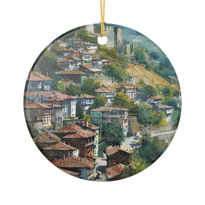 Veliko Tarnovo Ornament: Unique Veliko Tarnovo Souvenir, Veliko Tarnovo Xmas Decor, and Authentic Veliko Tarnovo Gift