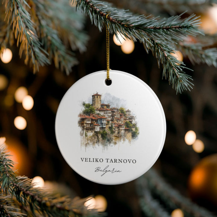 Veliko Tarnovo Ornament: Unique Veliko Tarnovo Souvenir, Veliko Tarnovo Xmas Decor, and Authentic Veliko Tarnovo Gift